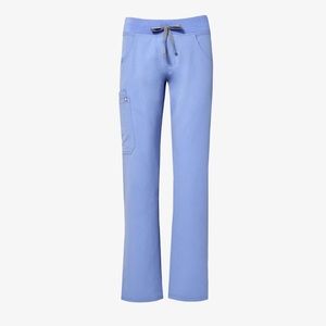 FIGS Kade Cargo Scrub Pants Ceil Blue